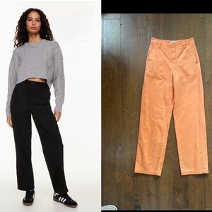 New Aritzia 100% Organic Cotton Sunday Best Jaden Cargo Jeans. XS